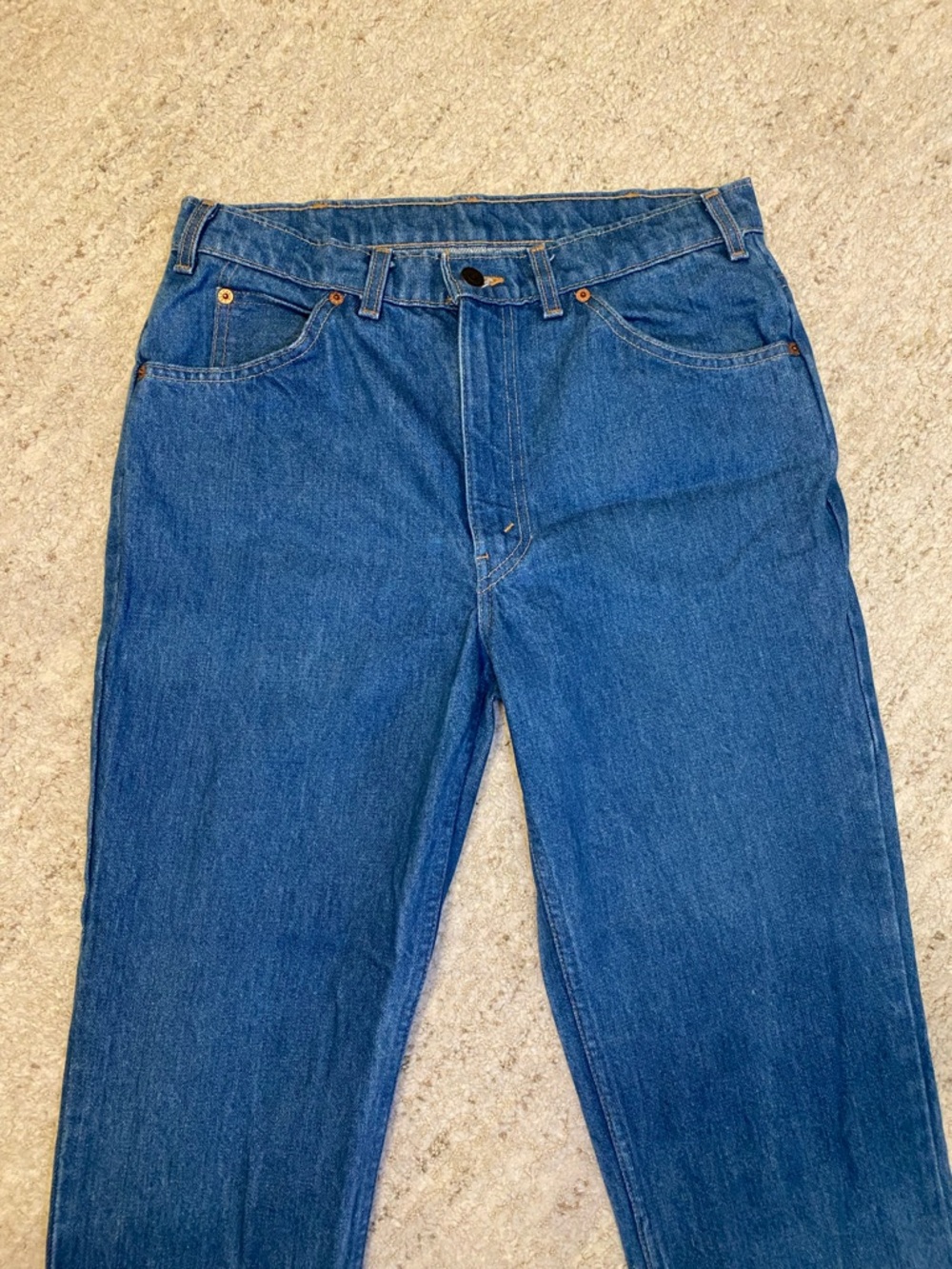 Vintage Levi’s 631 Straight Leg Yellow Tag Classic Denim Blue Jeans 31" Waist - Picture 4 of 14